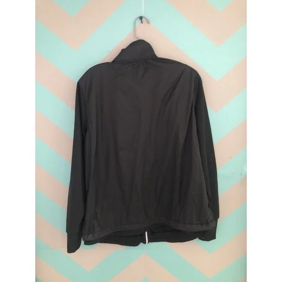 Tangerine Activewear Jacket Womens XL Black Zip Stretch Athletic Lightweight - Picture 2 of 5